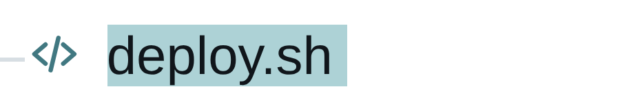 Close-up of the light band: square corners, a quarter-em of air each side of the text