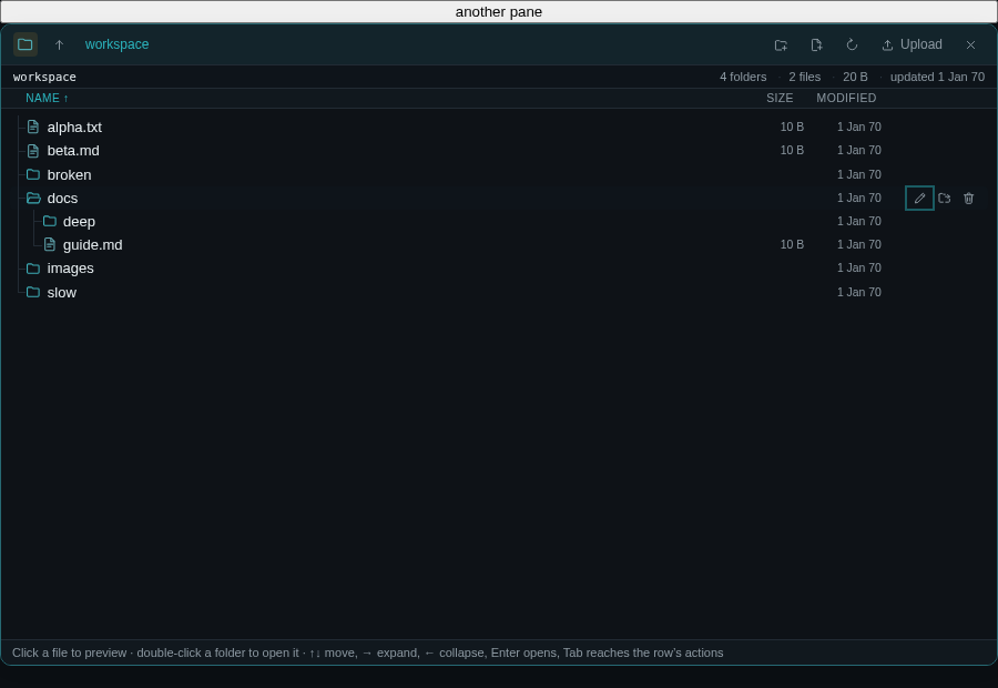 The same focused action in the dark theme