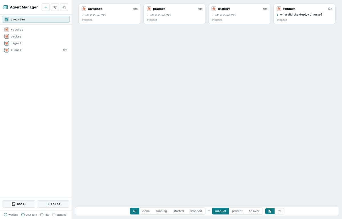 Overview, teal